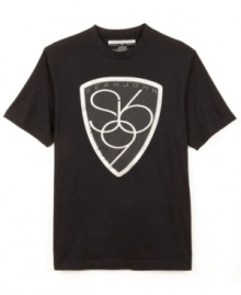 A cool Sean John logo graces the front of this comfortable and casual tee.