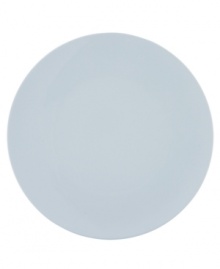 Simply smooth and modern in crisp white porcelain, the TAC 02 service plate offers a timeless balance of form and function.