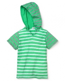 Splendid Littles Toddler Boys' Stripe Mix Hooded Tee - Sizes 2T-4T Splendid Littles Toddler Boys' Stripe Mix Hooded Tee - Sizes 2T-4T