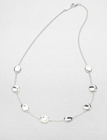 From the Scultura Collection. Organically-shaped, sterling silver beaded links on a delicate link chain. Sterling silverLength, about 16-18 adjustableLobster clasp closureImported From the Scultura Collection. Organically-shaped, sterling silver beaded links on a delicate link chain. Sterling silverLength, about 16-18 adjustableLobster clasp closureImported