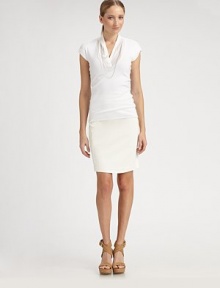 EXCLUSIVELY AT SAKS. Quintessentially sleek, this curve-hugging style is a must every season.Concealed back zipperFully linedAbout 22 long96% cotton/4% elastaneMachine washMade in Italy Model shown is 5'10½ (179cm) wearing US size Small. EXCLUSIVELY AT SAKS. Quintessentially sleek, this curve-hugging style is a must every season.Concealed back zipperFully linedAbout 22 long96% cotton/4% elastaneMachine washMade in Italy Model shown is 5'10½ (179cm) wearing US size Small.