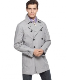 Get in the trenches. This jacket from Tasso Elba channels a sophisticated old-school cool. Get in the trenches. This jacket from Tasso Elba channels a sophisticated old-school cool.