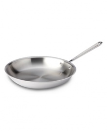 Superior performance starts with the aluminum core and stainless steel construction of this flawless fry pan, which heats up fast and evenly for professional meals that make memories. The magnetic exterior works on all induction and traditional cooktops and is mirror-polished with a magnetic finish. Lifetime warranty. Superior performance starts with the aluminum core and stainless steel construction of this flawless fry pan, which heats up fast and evenly for professional meals that make memories. The magnetic exterior works on all induction and traditional cooktops and is mirror-polished with a magnetic finish. Lifetime warranty.