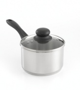 The stainless steel body with encapsulated base provides quick and even heating for whipping up delectable sauces, soups, gravies and more. The dishwasher-safe design makes this professional piece a chef's favorite. Limited lifetime warranty.