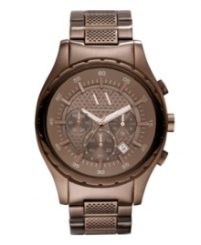 Industrious with rich, colorful texture, an AX Armani Exchange watch for your style evolution. Industrious with rich, colorful texture, an AX Armani Exchange watch for your style evolution.