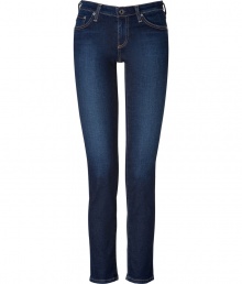 Super soft and super flattering, Adriano Goldschmieds stretch cigarette jeans are essential for casual looks - Classic five-pocket style, button closure, belt loops - Sleek slim fit through the knee - Team with practically anything for a contemporary-cool finish