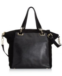 Round off any look with this cool classic from Vince Camuo that's posh and practical. With buttery-soft leather, gleaming hardware and generous interior, it's easy to understand why this carryall is so coveted. Round off any look with this cool classic from Vince Camuo that's posh and practical. With buttery-soft leather, gleaming hardware and generous interior, it's easy to understand why this carryall is so coveted.