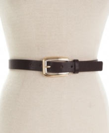 A smooth skinny belt that's perfect for every day, by Style&co. A smooth skinny belt that's perfect for every day, by Style&co.