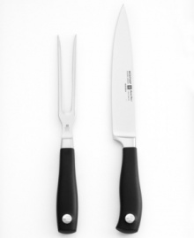 Serve up a sensational meal. All the fixings for a perfect carve, this precision-forged set combines the highest quality stainless steel with the greatest comfort to put the best slice on your plate. Lifetime warranty. Serve up a sensational meal. All the fixings for a perfect carve, this precision-forged set combines the highest quality stainless steel with the greatest comfort to put the best slice on your plate. Lifetime warranty.