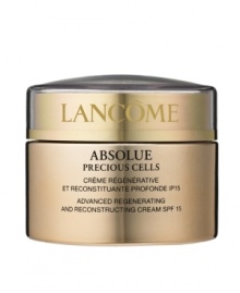 Restores Density – Reduces Wrinkles – Regenerates Radiance Decisive breakthrough on stem cells. It's proven: within 7 days, skin recovers the visible signs of younger skin.(1) Fundamental discovery on stem cells: Our research has made a decisive breakthrough by revealing the crucial role of stem cells' environment on its ability to improve skin's youthful quality. Exclusive innovation from Lancôme: A powerful combination – the Reconstruction Complex and Pro-Xylane(tm) – has been shown to improve the condition around the stem cells, and stimulate cell regeneration to reconstruct skin to a denser quality.(2) Women see visible signs of younger skin:(3) 90% skin seems denser 87% looks smoother 87% looks more radiant 95% has a more uniform complexion Significant deep wrinkle reduction in UV damaged skin after 4 weeks. Clinically proven.(4) Restores Density – Reduces Wrinkles – Regenerates Radiance Decisive breakthrough on stem cells. It's proven: within 7 days, skin recovers the visible signs of younger skin.(1) Fundamental discovery on stem cells: Our research has made a decisive breakthrough by revealing the crucial role of stem cells' environment on its ability to improve skin's youthful quality. Exclusive innovation from Lancôme: A powerful combination – the Reconstruction Complex and Pro-Xylane(tm) – has been shown to improve the condition around the stem cells, and stimulate cell regeneration to reconstruct skin to a denser quality.(2) Women see visible signs of younger skin:(3) 90% skin seems denser 87% looks smoother 87% looks more radiant 95% has a more uniform complexion Significant deep wrinkle reduction in UV damaged skin after 4 weeks. Clinically proven.(4)