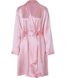 Add luxe style to your lounge-ready look with this sumptuous silk robe from La Perla - Notched collar, V-neck, self-tie waist belt, stitched trim at cuffs and hem - Style with a camisole, panties, and luxe slippers Add luxe style to your lounge-ready look with this sumptuous silk robe from La Perla - Notched collar, V-neck, self-tie waist belt, stitched trim at cuffs and hem - Style with a camisole, panties, and luxe slippers