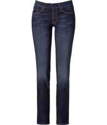 Super flattering blue washed Roxanne classic skinny jeans from Seven for All Mankind - These chic jeans are versatile and easy to stylea perfect staple for any wardrobe - Classic five-pocket styling, slim silhouette, subtle whiskering detail - Distinctive squiggle logo on back pockets - Style with an oversized pullover, a slim trench, and wedge booties Super flattering blue washed Roxanne classic skinny jeans from Seven for All Mankind - These chic jeans are versatile and easy to stylea perfect staple for any wardrobe - Classic five-pocket styling, slim silhouette, subtle whiskering detail - Distinctive squiggle logo on back pockets - Style with an oversized pullover, a slim trench, and wedge booties