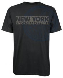 Show your love for the NY Knicks in this cool graphic tee by adidas. Show your love for the NY Knicks in this cool graphic tee by adidas.