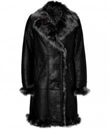Inject a dramatic note into your luxe outerwear essentials with Etros jet black paisley print lambskin coat, detailed with textural fur trim for an ultra glamorous finish - Allover embossed paisley print, notched lapel, long sleeves, zippered pockets, slim straight cut - Pair with everything from jeans and boots to tailored cocktail sheaths Inject a dramatic note into your luxe outerwear essentials with Etros jet black paisley print lambskin coat, detailed with textural fur trim for an ultra glamorous finish - Allover embossed paisley print, notched lapel, long sleeves, zippered pockets, slim straight cut - Pair with everything from jeans and boots to tailored cocktail sheaths