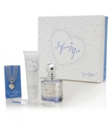 I Fancy You is the newest fragrance in the Jessica Simpson Collection. It's a soft, velvety, floral musk, which includes scents of pear, Fuji apple, lily of the valley and sandalwood. Experience the romantic floral scent of I Fancy You with this Gift Set which includes a 3.4 oz Eau de Parfum, .34 oz Eau de Parfum Pencil Spray, 3 oz Body Lotion and bonus Necklace! I Fancy You is the newest fragrance in the Jessica Simpson Collection. It's a soft, velvety, floral musk, which includes scents of pear, Fuji apple, lily of the valley and sandalwood. Experience the romantic floral scent of I Fancy You with this Gift Set which includes a 3.4 oz Eau de Parfum, .34 oz Eau de Parfum Pencil Spray, 3 oz Body Lotion and bonus Necklace!