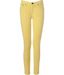 Inject a pop of color into your look with these ultra-chic skinny pants from Rag & Bone - Five-pocket styling, skinny leg, comfortable mid-rise cut - Form-fitting - Pair with everything from modern knits and ankle boots to feminine tops and heels