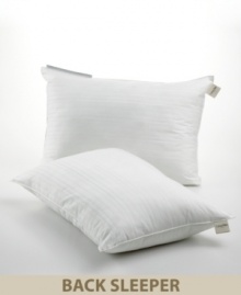 Sumptuous softness without the sneezes. Ideal for allergy sufferers, the Calvin Klein Down Alternative pillow boasts advanced Trillium(tm) down-alternative fill for down-like loft, as well as a 260-thread count cotton cover for luxurious comfort. Also features the Calvin Klein exclusive variegated dobby stripe sateen and Calvin Klein linen label. Zipper closure. Sumptuous softness without the sneezes. Ideal for allergy sufferers, the Calvin Klein Down Alternative pillow boasts advanced Trillium(tm) down-alternative fill for down-like loft, as well as a 260-thread count cotton cover for luxurious comfort. Also features the Calvin Klein exclusive variegated dobby stripe sateen and Calvin Klein linen label. Zipper closure.