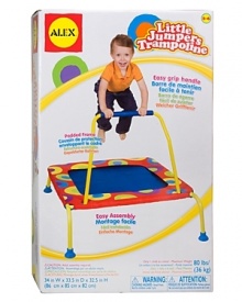 Your bouncing baby girl or boy will love to exercise their aerials with this fun trampoline from ALEX Toys, designed to develop their balance and strength. Your bouncing baby girl or boy will love to exercise their aerials with this fun trampoline from ALEX Toys, designed to develop their balance and strength.