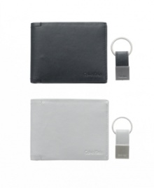 Cool style doesn't stop with your clothes. These leather passcases with matching key fobs from Calvin Klein ensure casual look maintains. Cool style doesn't stop with your clothes. These leather passcases with matching key fobs from Calvin Klein ensure casual look maintains.
