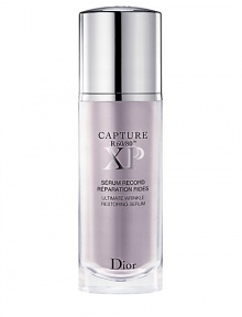 Capture R60/80 XP Ultimate Wrinkle Serum. Anti-wrinkle skincare inspired by the latest dermatological breakthroughs and derived from revolutionary research. It re-invents anti-wrinkle care by protecting and correcting the skin. XP Serum is the highest and most powerful concentrate of Dior's anti-wrinkle breakthrough. Even deep wrinkles immediately smoothed in an hour, reduced after one month, and more wrinkle-free skin restored after 3 months. 1.7 oz. 
