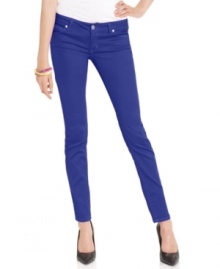 Celebrity Pink's jeans mix a skinny fit and saturated color for a cute, on-trend look! Perfect for adding pop to patterned tops! Celebrity Pink's jeans mix a skinny fit and saturated color for a cute, on-trend look! Perfect for adding pop to patterned tops!