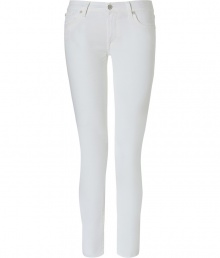 Elevate your casual style with these flattering favorite jeans from Seven for all Mankind - Classic five-pocket styling, skinny legs, cropped signature logo detail on back pockets - Pair with a tee and ballet flats or a blouse, blazer, and platform pumps Elevate your casual style with these flattering favorite jeans from Seven for all Mankind - Classic five-pocket styling, skinny legs, cropped signature logo detail on back pockets - Pair with a tee and ballet flats or a blouse, blazer, and platform pumps