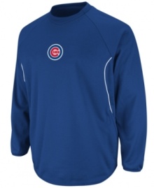 Aim for the fences. Hit comfort and style out of the park and cheer on your favorite Chicago team with this Cubs MLB Therma Base tech fleece from Majestic. Aim for the fences. Hit comfort and style out of the park and cheer on your favorite Chicago team with this Cubs MLB Therma Base tech fleece from Majestic.