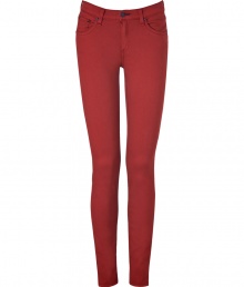 Get the look of the moment in these ultra-chic skinny pants from Rag & Bone - Five-pocket styling, skinny leg, comfortable mid-rise cut - Form-fitting - Pair with everything from modern knits and ankle boots to feminine tops and heels