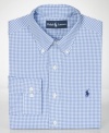 With a crisp, clean check, this dress shirt from Polo Ralph Lauren refreshes your workday look.