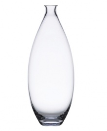 Tall and modern with a teardrop shape and narrow spout, this Lenox Garden vase is an elegant showcase for calla lilies and other long-stemmed blossoms. Perfect for any space and shade of bouquet in luminous glass. Qualifies for Rebate