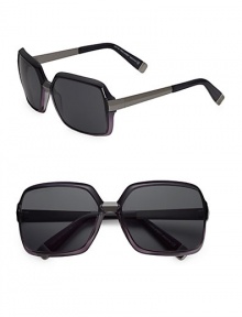 THE LOOKOversized rounded square style Gradient acetate framesMetal armsLogo accented temples and end-pieces UVA and UVB protection Signature case includedORIGINMade in Italy THE LOOKOversized rounded square style Gradient acetate framesMetal armsLogo accented temples and end-pieces UVA and UVB protection Signature case includedORIGINMade in Italy