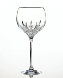 In richly cut clear crystal, the flame-patterned Firelight balloon glass provides an impeccable accompaniment to your formal china and flatware. Qualifies for Rebate In richly cut clear crystal, the flame-patterned Firelight balloon glass provides an impeccable accompaniment to your formal china and flatware. Qualifies for Rebate