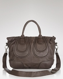 With it's day-right shape and leather, this vintage-inspired satchel from Liebeskind is all about the free-spirited style of the modern bohemian. It's a little luxe, a little bit classic - and a whole lot of gorgeous. With it's day-right shape and leather, this vintage-inspired satchel from Liebeskind is all about the free-spirited style of the modern bohemian. It's a little luxe, a little bit classic - and a whole lot of gorgeous.