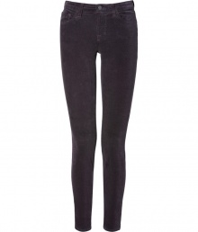 With their cool shade of midnight and flattering skinny fit, J Brands mid rise cords are an essential staple separate - Classic five-pocket style, button closure, belt loops - Pair with casual knits and favorite flats