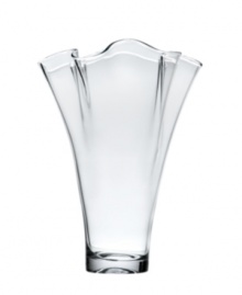 A heavy glass centerpiece with a playful ruffled edge, this Lenox Organics vase tops tables and shelves with refreshing elegance. Enjoy as-is or fill with fresh or fake blooms. Qualifies for Rebate A heavy glass centerpiece with a playful ruffled edge, this Lenox Organics vase tops tables and shelves with refreshing elegance. Enjoy as-is or fill with fresh or fake blooms. Qualifies for Rebate