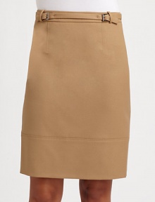 Stylish stitching combines flawlessly with plush flannel fabrication to give this belted skirt undeniable appeal.Waist dartsBelt loopsBack zipperFully linedAbout 23 longVirgin wool/elastaneDry cleanImportedSIZE & FIT Model shown is 5'11 (180cm) wearing a US size 4. Stylish stitching combines flawlessly with plush flannel fabrication to give this belted skirt undeniable appeal.Waist dartsBelt loopsBack zipperFully linedAbout 23 longVirgin wool/elastaneDry cleanImportedSIZE & FIT Model shown is 5'11 (180cm) wearing a US size 4.