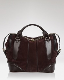 Tap into this season's textured accessory trend with this satchel from Burberry. Crafted from leather with a shoulder strap for versatile ease, it's proof how luxurious practicality can be. Tap into this season's textured accessory trend with this satchel from Burberry. Crafted from leather with a shoulder strap for versatile ease, it's proof how luxurious practicality can be.