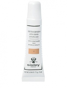 This botanical-rich concealer gently reduces dark circles, puffiness and under-eye bags brought on by fatigue, stress and lack of sleep. A unique combination of botanical extracts (Ginkgo Biloba, Bilberry, Horsetail, Liquorice) and essential oils (Cypress, Rosemary, Juniper) restore radiance, even the complexion, conceal blemishes and restore radiance to the delicate skin around the eyes, while soft-focus pigments smooth away lines with an optical effect. 0.58 oz. This botanical-rich concealer gently reduces dark circles, puffiness and under-eye bags brought on by fatigue, stress and lack of sleep. A unique combination of botanical extracts (Ginkgo Biloba, Bilberry, Horsetail, Liquorice) and essential oils (Cypress, Rosemary, Juniper) restore radiance, even the complexion, conceal blemishes and restore radiance to the delicate skin around the eyes, while soft-focus pigments smooth away lines with an optical effect. 0.58 oz.