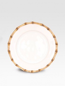 An elegant, extremely versatile small plate in lasting ceramic stoneware with handpainted bamboo detail. From the Classic Bamboo Collection7½ diam.Ceramic stonewareDishwasher safeImported An elegant, extremely versatile small plate in lasting ceramic stoneware with handpainted bamboo detail. From the Classic Bamboo Collection7½ diam.Ceramic stonewareDishwasher safeImported