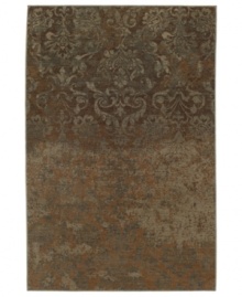 An antique-inspired damask design is intricately rendered with a deconstructed finish in the Devan area rug from Karastan. Crafted in the USA of pure New Zealand wool for ultimate comfort and supreme durability. An antique-inspired damask design is intricately rendered with a deconstructed finish in the Devan area rug from Karastan. Crafted in the USA of pure New Zealand wool for ultimate comfort and supreme durability.