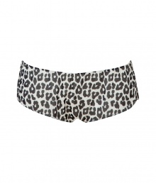 Lounge in high style with these ultra-chic printed briefs from Philip Lim - Elastic waistband, tap short style, all-over animal print - Pair with a kimono and a matching camisole for at-home style Lounge in high style with these ultra-chic printed briefs from Philip Lim - Elastic waistband, tap short style, all-over animal print - Pair with a kimono and a matching camisole for at-home style