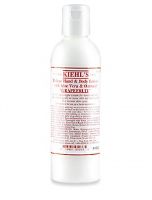 Deluxe Hand and Body Lotion with Aloe Vera and Oatmeal is a silky, lightweight preparation for hands and body that soaks in easily to leave skin soft and smooth. For normal skin types. 8.4 oz. 