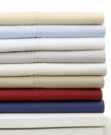 Dream in luxury. The Huntley fitted sheet from Lauren by Ralph Lauren boasts soft 400-thread count cotton for a look and feel that will keep you cozy night after night. Comes in an array of hues that range from bold to muted. Dream in luxury. The Huntley fitted sheet from Lauren by Ralph Lauren boasts soft 400-thread count cotton for a look and feel that will keep you cozy night after night. Comes in an array of hues that range from bold to muted.