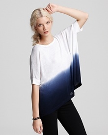 Boasting a dip-dyed treatment in deep indigo, this lightweight 525 America sweater elevates your weekend wardrobe with unique chic. Team the style with super-sleek skinnies and perennial ballet flats for a polished, go-anywhere finish. Boasting a dip-dyed treatment in deep indigo, this lightweight 525 America sweater elevates your weekend wardrobe with unique chic. Team the style with super-sleek skinnies and perennial ballet flats for a polished, go-anywhere finish.