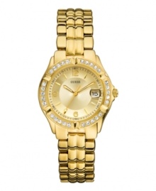 Worth its weight in gold: an indulgently luxe watch from GUESS. Worth its weight in gold: an indulgently luxe watch from GUESS.