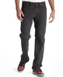 Change your tone. These graphite-colored jeans from Levi's are a nice shift in perspective. Change your tone. These graphite-colored jeans from Levi's are a nice shift in perspective.