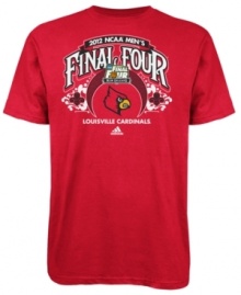 Favorite team make it into the finals? Cheer 'em on with this Louisville Cardinals shirt from adidas. Favorite team make it into the finals? Cheer 'em on with this Louisville Cardinals shirt from adidas.