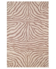 Venture outdoors with this chic area rug, displaying a classic zebra-print design. Hand-hooked of a durable polypropylene-acrylic blend, the Promenade rug can go virtually anywhere! Give some life to your outdoor patio or add some intrigue to your fashion-forward family room. Venture outdoors with this chic area rug, displaying a classic zebra-print design. Hand-hooked of a durable polypropylene-acrylic blend, the Promenade rug can go virtually anywhere! Give some life to your outdoor patio or add some intrigue to your fashion-forward family room.