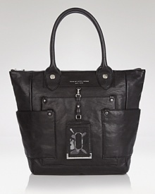 MARC BY MARC JACOBS reconfigures the ultimate preppy staple in luxe leather. Boasting a classic silhouette and cool details, it's destined to be your new favorite tote. MARC BY MARC JACOBS reconfigures the ultimate preppy staple in luxe leather. Boasting a classic silhouette and cool details, it's destined to be your new favorite tote.