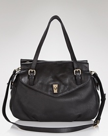 Chic but casual with MARC BY MARC JACOBS' signature flair. This spacious leather satchel is a bag to covet now and carry for seasons. Chic but casual with MARC BY MARC JACOBS' signature flair. This spacious leather satchel is a bag to covet now and carry for seasons.